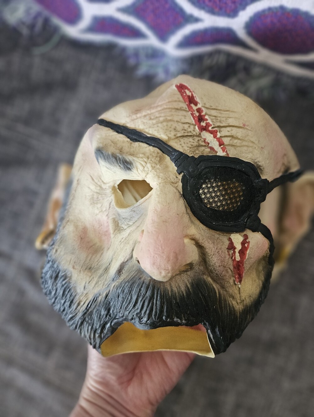 Latex Pirate Mask